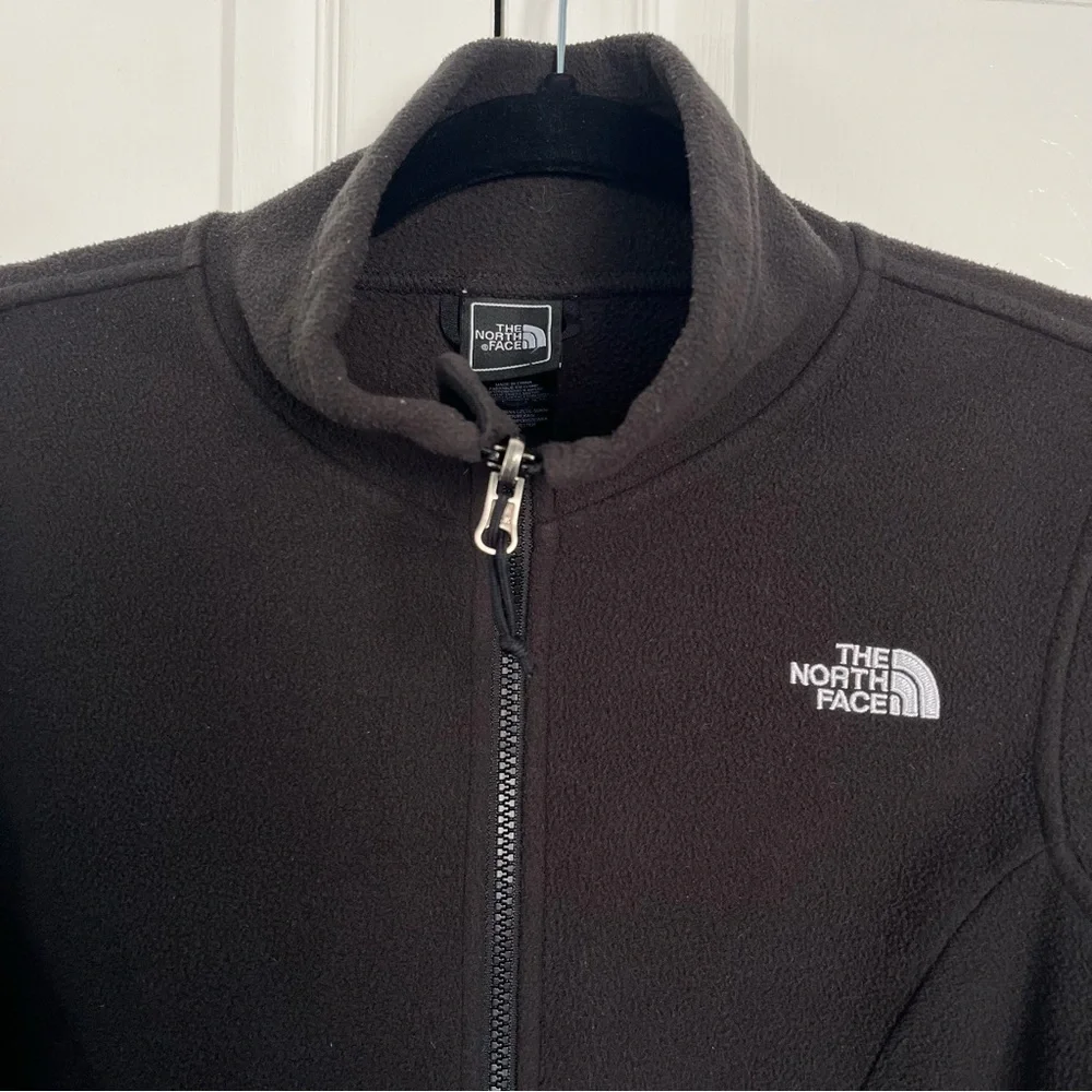 Black Women’s The North Face Zip Up Fleece Zip Up Jacket Size S